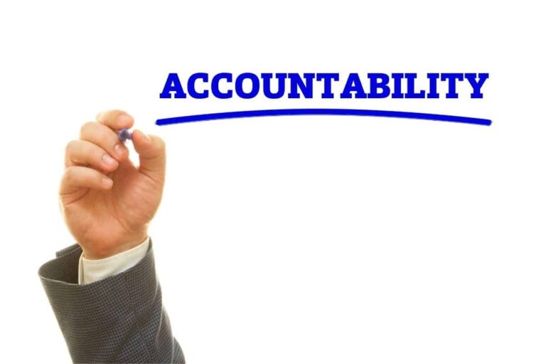 with accountability comes accountability