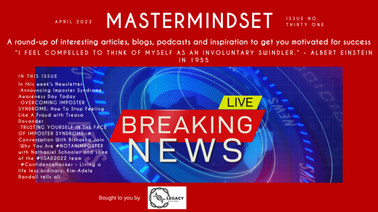MasterMindSet Newsletter: #NOTANIMPOSTER